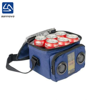 custom special design durable cooler bag with speaker